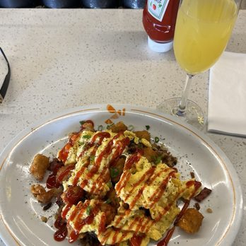Hatch - Hashtag tots w/eggs and turkey bacon And a mimosa - Breakfast & Brunch Near Me - Huntington, New York