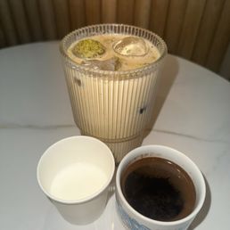 Pistachio latte & Turkish Coffee Pistachio latte & Turkish Coffee