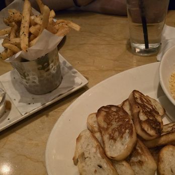 The Cheesecake Factory - Appetizers: truffle fries and hot crab dip - Desserts Near Me - Brea, California The Cheesecake Factory - Appetizers: truffle fries and hot crab dip - Desserts Near Me - Brea, California