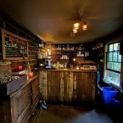 The Little Red Shed - McMenamins Edgefield - The bar - that's all of it!