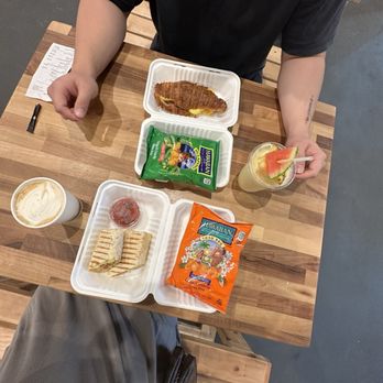 Island Vibes Cafe - Cali Burrito and Bacon, Cheese, & Egg Croissant. Vanilla latte & Mango Smoothie - Breakfast & Brunch Near Me - Lahaina, Hawaii Island Vibes Cafe - Cali Burrito and Bacon, Cheese, & Egg Croissant. Vanilla latte & Mango Smoothie - Breakfast & Brunch Near Me - Lahaina, Hawaii