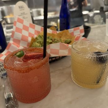 Crispy Taco - Spicy strawberry margarita and Cadillac margarita! Really good! - Mexican Near Me - Southampton, New York Crispy Taco - Spicy strawberry margarita and Cadillac margarita! Really good! - Mexican Near Me - Southampton, New York