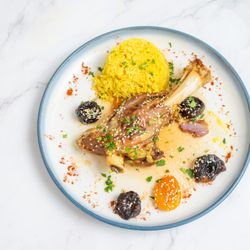 Blue Olive Mediterranean Cuisine - Moroccan Lamb Shank