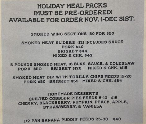 Menu photo 2 Smoked BBQ Elkins Elkins, WV