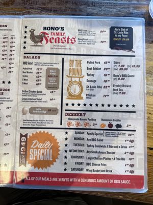 Menu photo 1 Bono's Bar-B-Q Jacksonville, FL Menu photo 1 Bono's Bar-B-Q Jacksonville, FL