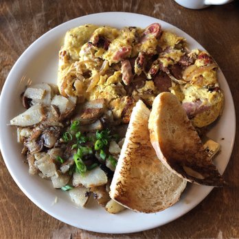 The Universal - Wild Boar Scramble with potatoes and toast - Breakfast & Brunch Near Me - Denver, Colorado The Universal - Wild Boar Scramble with potatoes and toast - Breakfast & Brunch Near Me - Denver, Colorado