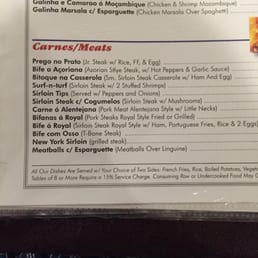 the menu of the restaurant the menu of the restaurant