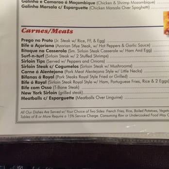 The Royal Grille - the menu of the restaurant - Portuguese Near Me - New Bedford, Massachusetts The Royal Grille - the menu of the restaurant - Portuguese Near Me - New Bedford, Massachusetts