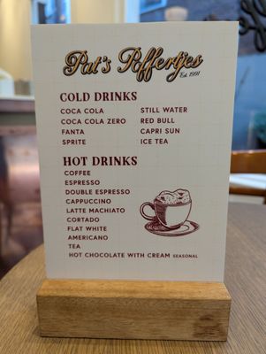Menu photo 2 Pat's Poffertjes Nieuwendijk Amsterdam, NH