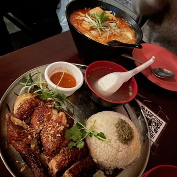 Laut - 2. Hainanese Roast Chicken Rice Ultimate Curry Laksa Soup - Thai Near Me - New York, New York