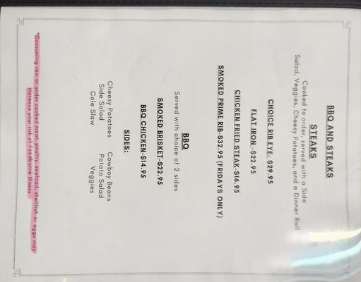 Menu photo 5 Rivers Edge BBQ Grill Arlington, OR Menu photo 5 Rivers Edge BBQ Grill Arlington, OR