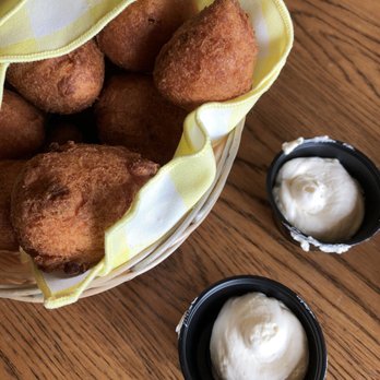 Old Mill Restaurant - Corn fritters and maple butter. - American Near Me - Pigeon Forge, Tennessee Old Mill Restaurant - Corn fritters and maple butter. - American Near Me - Pigeon Forge, Tennessee