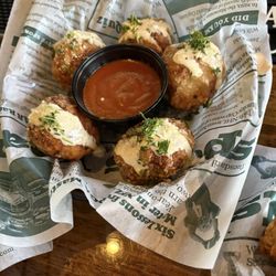 The Spread Bar and Grill - Fried mac and cheese balls