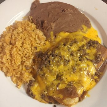 La Antigua - Ground beef enchilada plate - Seafood Near Me - Port Lavaca, Texas La Antigua - Ground beef enchilada plate - Seafood Near Me - Port Lavaca, Texas