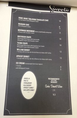 Menu photo 1 Restaurant Le Lötschberg Bern, BE