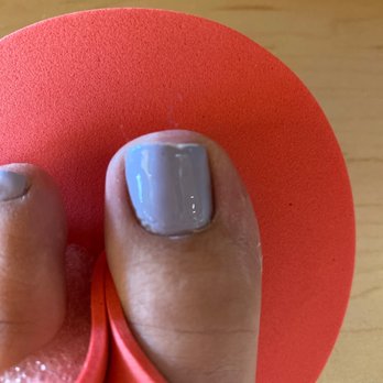 Kim's Nails - My big toe is noticeably not clipped properly - Nail Salons Near Me - Wichita Falls, Texas