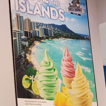 Uncle Sharkii Poke Bar - Dole Soft Serve, looking deliciously swirly. - Hawaiian Near Me - Urban Honolulu, Hawaii