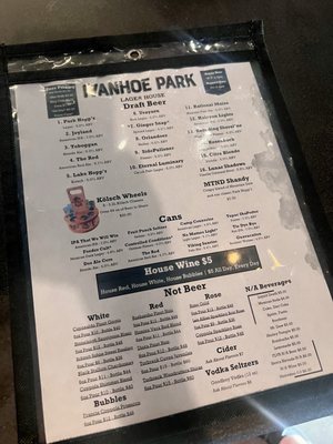 Menu photo 2 Ivanhoe Park Lager House Orlando, FL Menu photo 2 Ivanhoe Park Lager House Orlando, FL