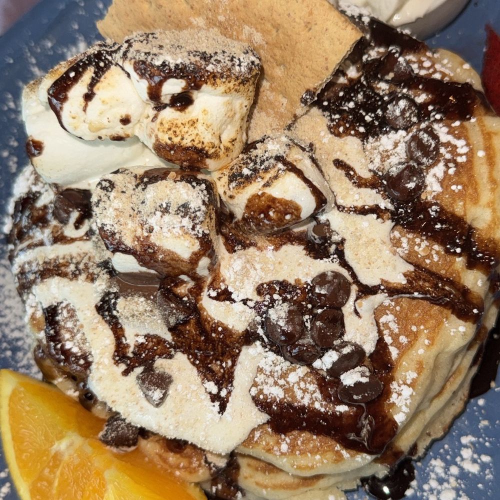 The Breakfast Club - S'mores Pancakes - Breakfast & Brunch Near Me - San Jose, California The Breakfast Club - S'mores Pancakes - Breakfast & Brunch Near Me - San Jose, California