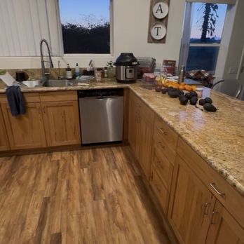 South Cal Professional Cleaning - The state of the kitchen before. I wish you could see from this photo not just the clutter but how dusty and crummy everything was. - Home Cleaning Near Me South Cal Professional Cleaning - The state of the kitchen before. I wish you could see from this photo not just the clutter but how dusty and crummy everything was. - Home Cleaning Near Me