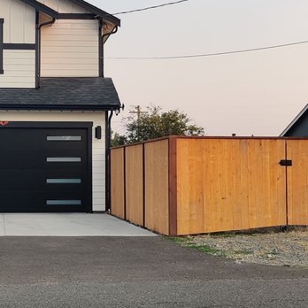 Allender Construction - Double swing gate and fencing to cover my rv lot. - Roofing Near Me Allender Construction - Double swing gate and fencing to cover my rv lot. - Roofing Near Me