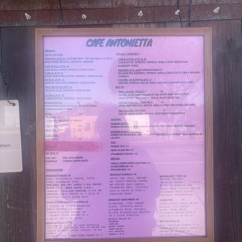 Cafe Antonietta - Menu - Cafes Near Me - Los Angeles, California