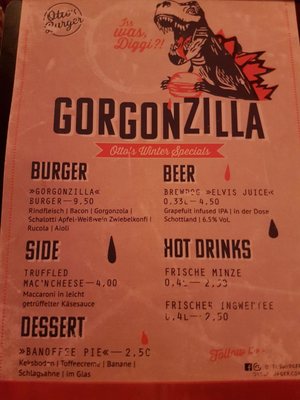 Menu photo 1 Otto's Burger Schanze Hamburg, HH Menu photo 1 Otto's Burger Schanze Hamburg, HH