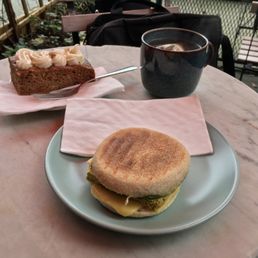 Ham and Egg Breakfast Sandwich