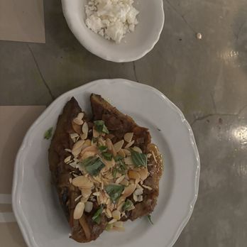Sofreh - roasted eggplant - Persian/Iranian Near Me - Brooklyn, New York