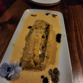 Sabina Mezcaleria - Corn tamal - Cocktail Bars Near Me - Boston, Massachusetts