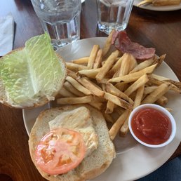 Halibut burger Halibut burger