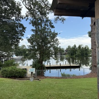 Big Daddy's Grill - View from the patio - Seafood Near Me - Fairhope, Alabama