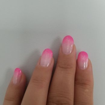 Jericho Nails - My new Pink Ombre by Lina!! Looks very refreshing, summerlike and neat as well as still have that elegance and class look ! Love it! - Nail Salons Near Me - Floral Park, New York
