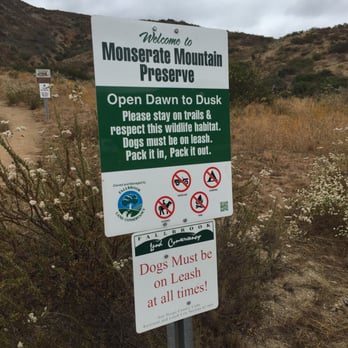 Monserate Mountain Preserve - Hiking Near Me - Fallbrook, California