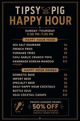 Menu photo 1 Tipsy Pig II Bar & Grill Honolulu, HI Menu photo 1 Tipsy Pig II Bar & Grill Honolulu, HI