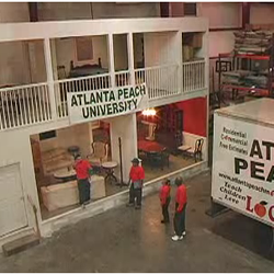 Atlanta Peach Movers - In 2003, we built a two-story, on-site training facility within our warehouse called Peach University™.
