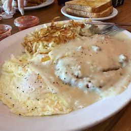 Chicken Fried Steak & Eggs