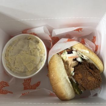 Cluck & Blaze - Side chick chicken sandwich no heat ( still flavorful!) - Chicken Shop Near Me - Long Beach, California Cluck & Blaze - Side chick chicken sandwich no heat ( still flavorful!) - Chicken Shop Near Me - Long Beach, California