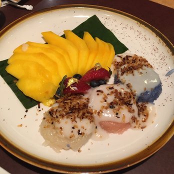 Sugar & Spice - Coconut Sticky Rice with Mango - Thai Near Me - Cambridge, Massachusetts Sugar & Spice - Coconut Sticky Rice with Mango - Thai Near Me - Cambridge, Massachusetts