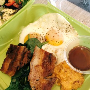 Wild Roots - Pork Belly w Cheesy Grits - Breakfast & Brunch Near Me - West Allis, Wisconsin