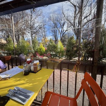 Plaza Cafe Downtown - Outdoor seatings. Nicely heated. - American Near Me - Santa Fe, New Mexico