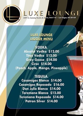 Menu photo 4 Luxe Lounge Las Vegas, NV Menu photo 4 Luxe Lounge Las Vegas, NV