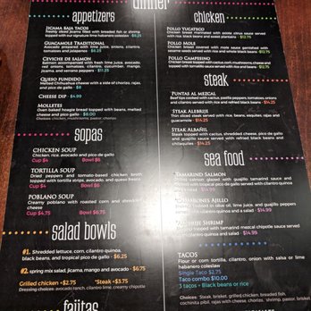 Alebrije Mexican Cuisine - Dinner menu - Mexican Near Me - Duluth, Georgia