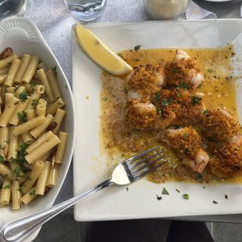 The Parlor Pizza Kitchen - Shrimp Oregano w side of penne in garlic oil - Pizza Near Me - Queens, New York