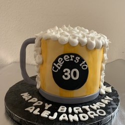 Renee's Custom Cakes - Cheers to 30 birthday cake