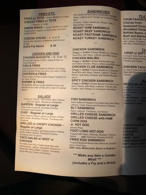 Menu photo 3 Big J Burgers Richmond, UT