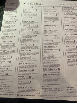 Menu photo 5 Sushi Neko Oklahoma City, OK Menu photo 5 Sushi Neko Oklahoma City, OK