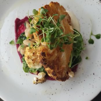 Packers Kitchen + Bar - Cauliflower Steak - Seafood Near Me - Blaine, Washington Packers Kitchen + Bar - Cauliflower Steak - Seafood Near Me - Blaine, Washington