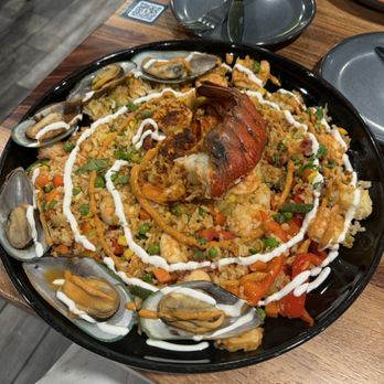 Mariscos Playa Hermosa - Paella dish - everything was fresh! - Mexican Near Me - Phoenix, Arizona Mariscos Playa Hermosa - Paella dish - everything was fresh! - Mexican Near Me - Phoenix, Arizona