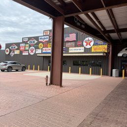 Exterior outside entrance of Route 66 Bowl - outside view - Chandler, Oklahoma Exterior outside entrance of Route 66 Bowl - outside view - Chandler, Oklahoma